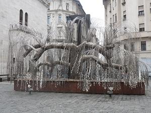Holocaust Memorial Tree on the grounds of the Dohany Synagogue in Budapest